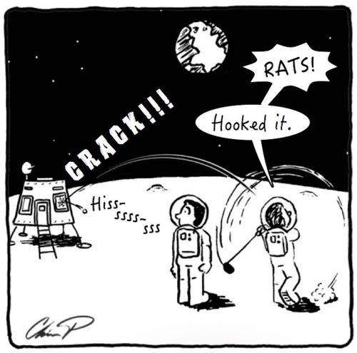 "RATS! Hooked it."