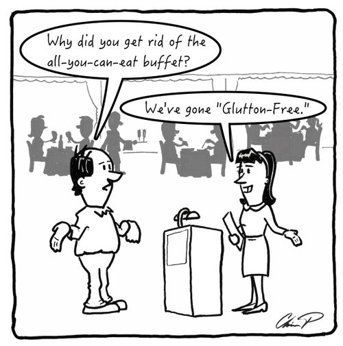 "We've gone 'Glutton-Free'."