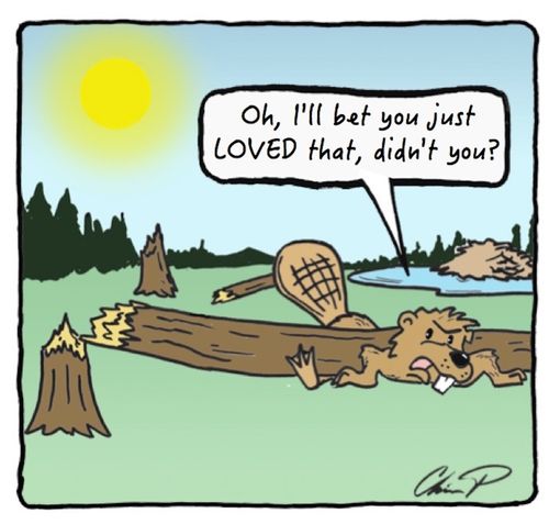 "Oh, I'll bet you just LOVED that, didn't you?"