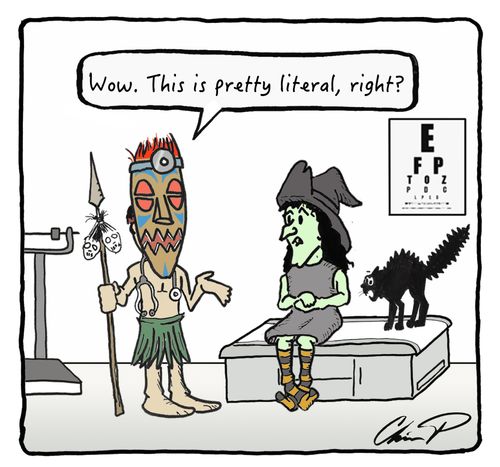 "Wow. This is pretty literal, right?"