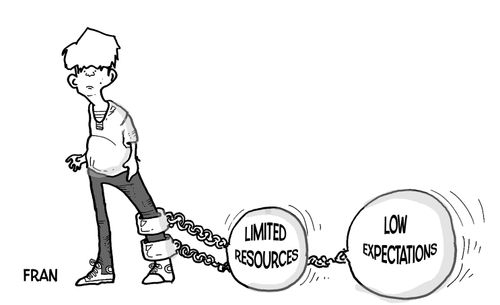 Limited Resources and Low Expectations