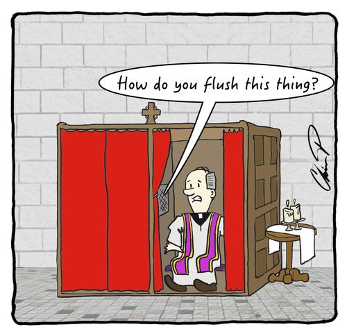 "How do you flush this thing?"