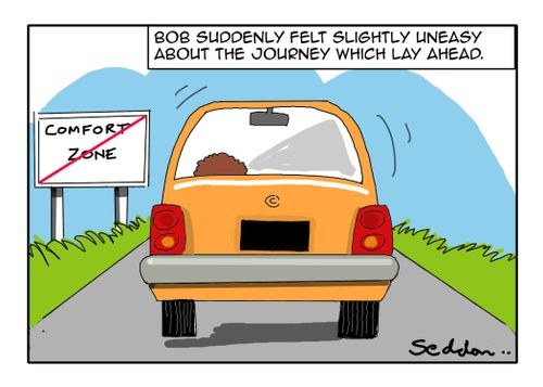 Bob suddenly felt uncertain about the journey which lay ahead.