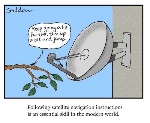 Following satellite navigation instructions is an essential skill in the modern world.
