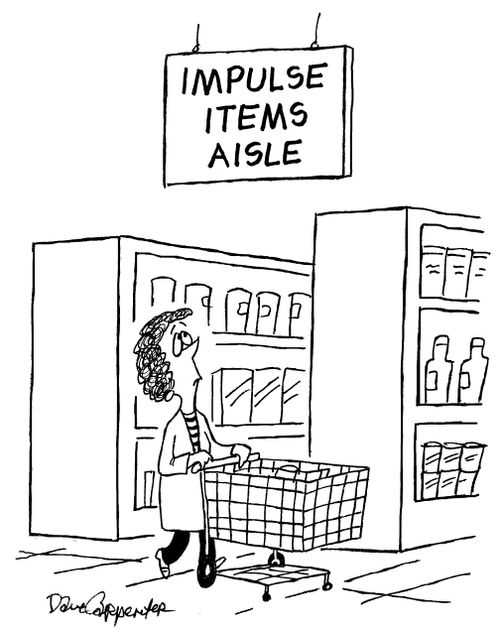 Impuse items aisle.