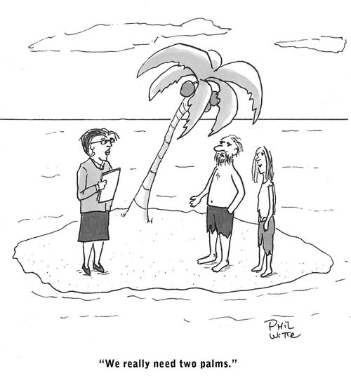 "We really need two palms."