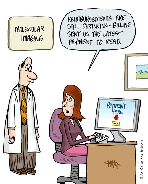 "Reimbursements are still shrinking - billing sent us the latest payment to read."