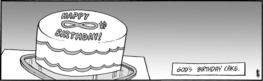God's birthday cake.