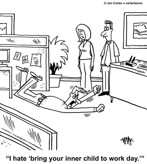 'I hate 'bring your inner child to work day.''