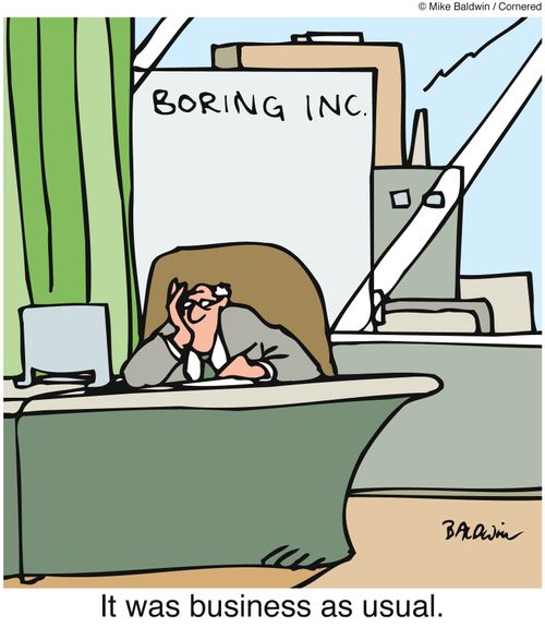 Boring Inc. It was business as usual.