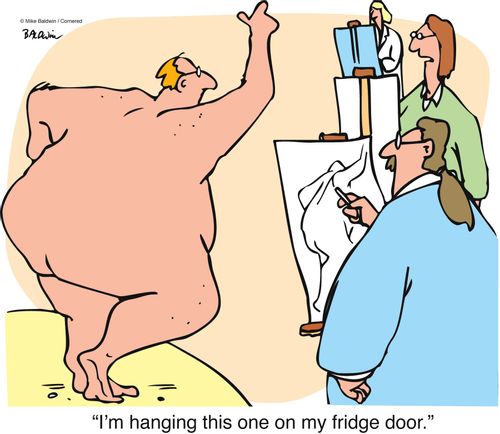 'I'm hanging this one on my fridge door.'