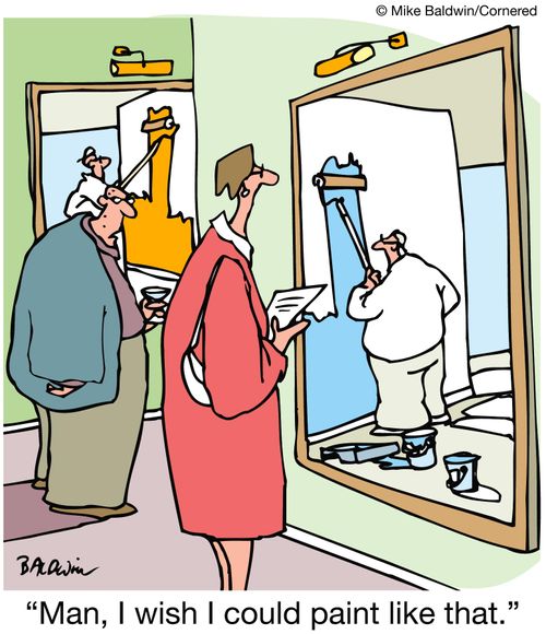 'Man, I wish I could paint like that.'