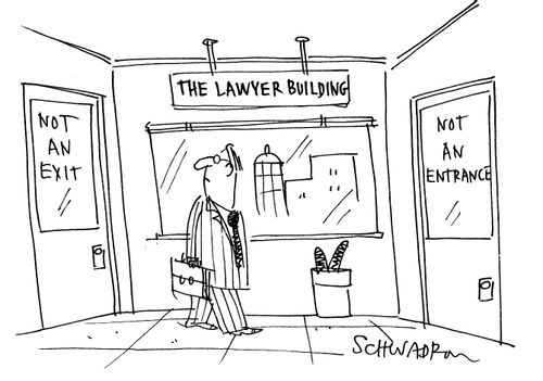 The Lawyer Building: Not an Exit/Not an Entrance.