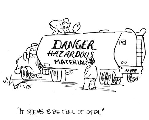 'It seems to be full of data.'