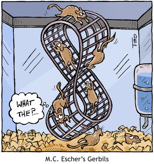 M. C. Escher's Gerbils