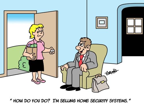 Selling Home Security Systems.