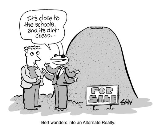 Bert wanders into an Alternate Realty...