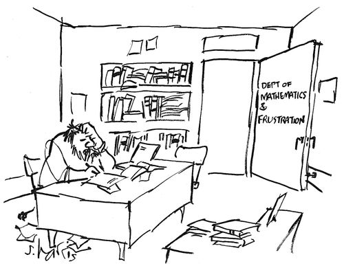 Dept. of Mathematics and Frustration.