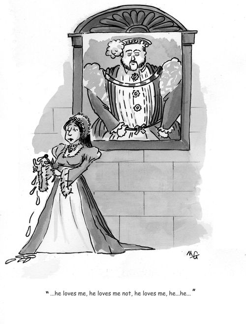'...he loves me, he love me not, he loves me, he...he...'
