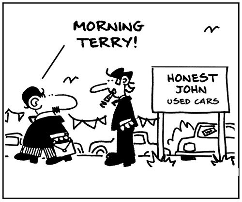Honest John Used Cars.