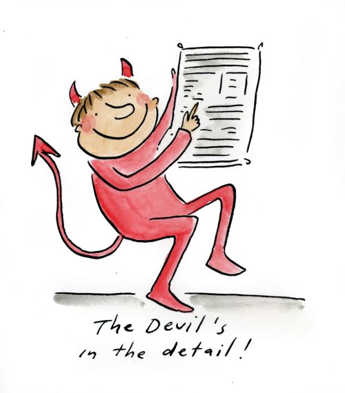 The Devil's in the detail!