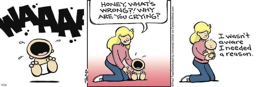 'Honey, what's wrong?! Why are you crying?'