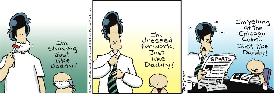 '...Just like Daddy!'