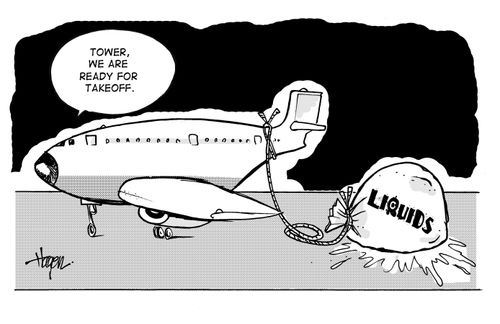'Tower, we are ready for takeoff.'
