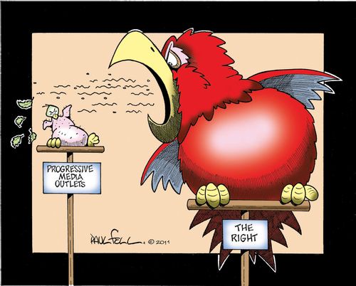 Progressive Media Outlets and The Right.