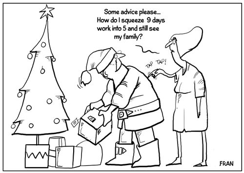 "Some advice please...How do I squeeze 9 days work into 5 and still see my family?"