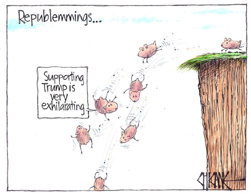 Republemmings: "Supporting Trump is very exhilarating."