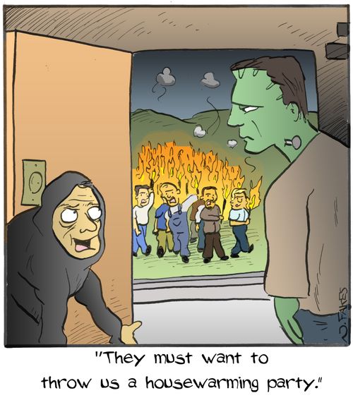 "They must want to throw us a housewarming party."