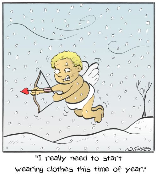"I really need to start wearing clothes this time of year."