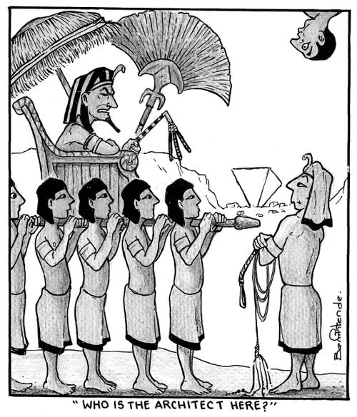 'WHO is the architect here?'
