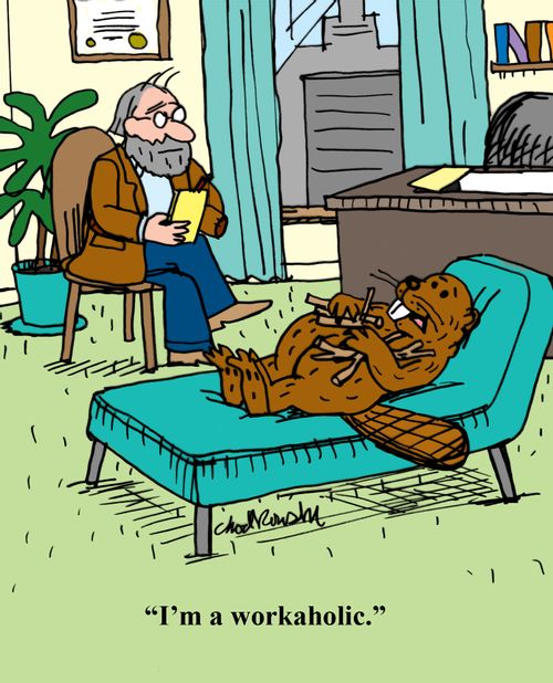 'I'm a workaholic.'