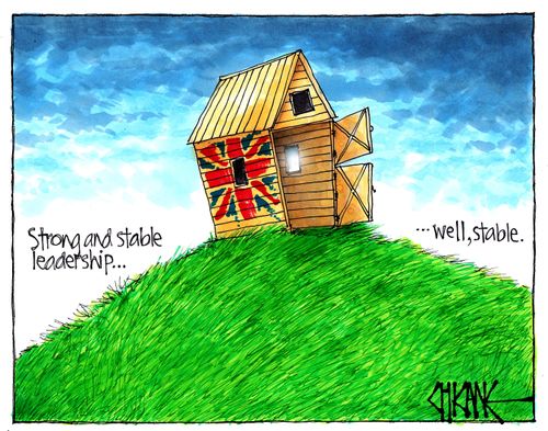 Strong and stable leadership...well, stable.