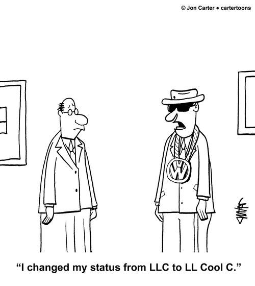 'I changed my status from LLC to LL Cool C.'