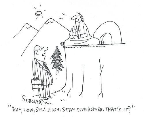 'Buy low, sell high, stay diversified. That's it?'