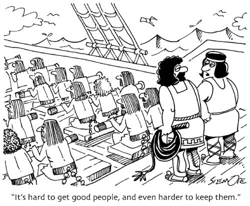 'It's hard to get good people, and even harder to keep them.'