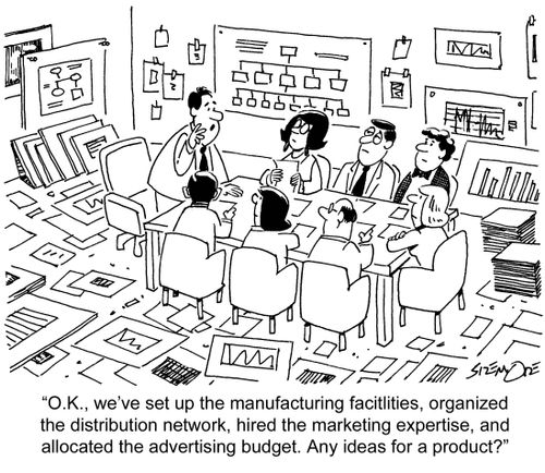 '...Any ideas for a product?'