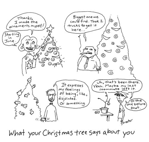 'What your Christmas tree says about you.'