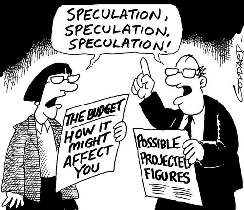 'Speculation, speculation, speculation!'