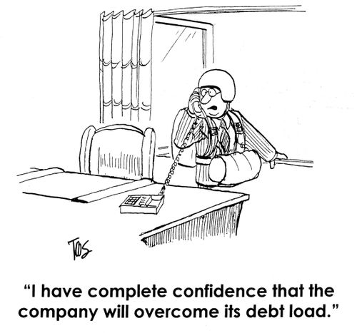 "I have complete confidence that the company will overcome its debt load."