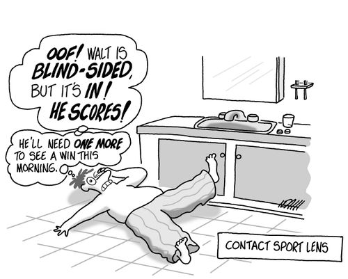 Contact Sport Lens.