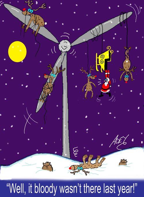 'Well. it bloody wasn't there last year!'