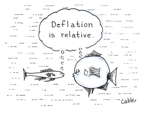 "Deflation is relative."