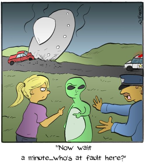 'Now wait a minute...who's at fault here?'