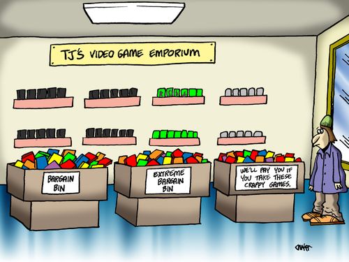 'We'll pay you if you take these crappy games.'