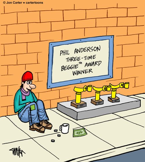Phil Anderson - Three-Time 'Beggie' Award Winner