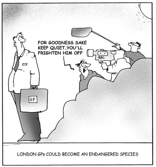 London GPs could become an endangered species.